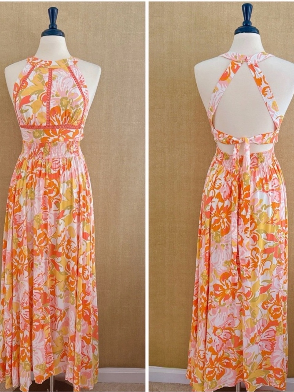 Anthropologie Abel the label Maxi Floral Sundress  women’s size M - Picture 2 of 13